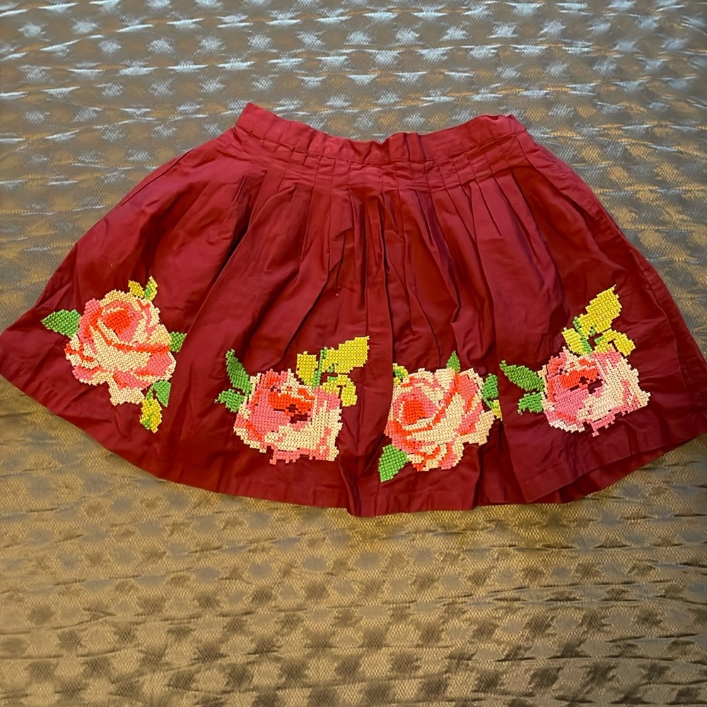 Mini Boden Crosstitch skirt